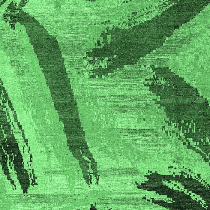 Oriental Emerald Green Modern Rug, abs4250emgrn