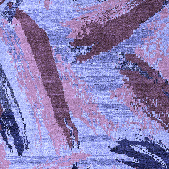 Oriental Blue Modern Rug, abs4250blu