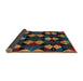 Sideview of Abstract Brown Oriental Rug, abs4251