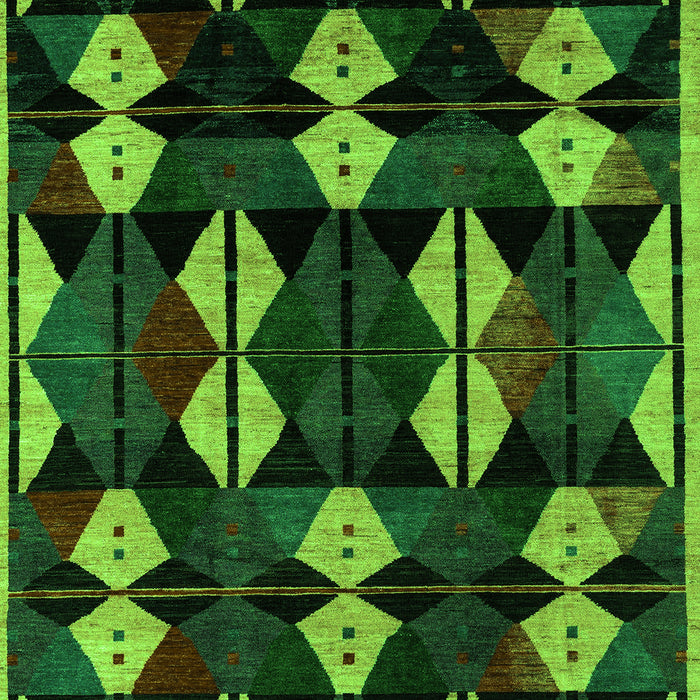 Oriental Green Modern Rug, abs4251grn