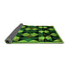 Sideview of Oriental Green Modern Rug, abs4251grn