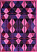 Machine Washable Oriental Pink Modern Rug, wshabs4251pnk