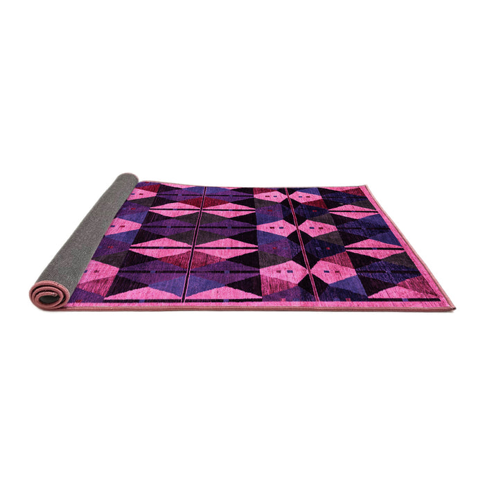 Sideview of Oriental Pink Modern Rug, abs4251pnk