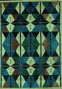 Oriental Turquoise Modern Rug, abs4251turq