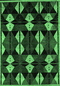 Oriental Emerald Green Modern Rug, abs4251emgrn