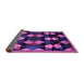 Sideview of Oriental Purple Modern Rug, abs4251pur