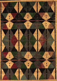 Oriental Brown Modern Rug, abs4251brn