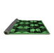 Sideview of Oriental Emerald Green Modern Rug, abs4251emgrn