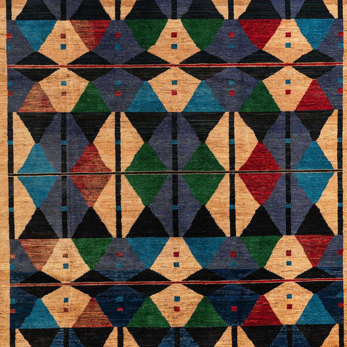 Abstract Brown Oriental Rug, abs4251