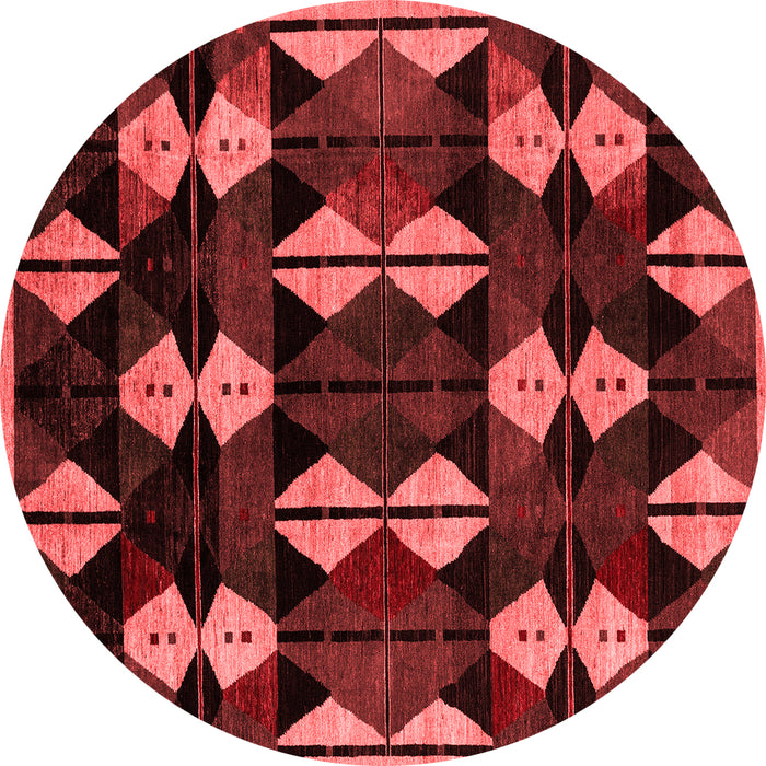 Machine Washable Oriental Red Modern Rug, wshabs4251red