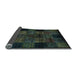 Sideview of Oriental Light Blue Modern Rug, abs4252lblu