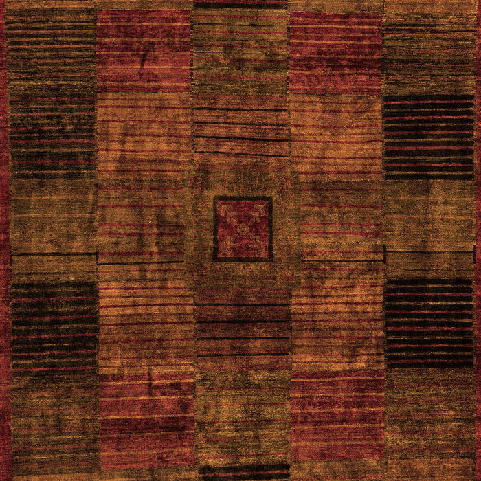 Machine Washable Oriental Orange Modern Area Rugs, wshabs4252org