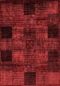 Oriental Red Modern Rug, abs4252red