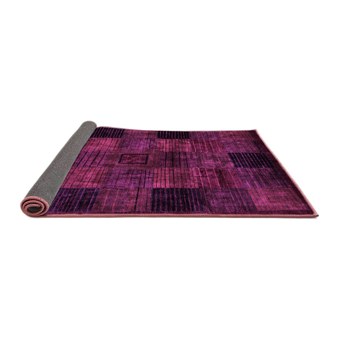 Sideview of Oriental Pink Modern Rug, abs4252pnk