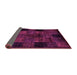 Sideview of Oriental Pink Modern Rug, abs4252pnk