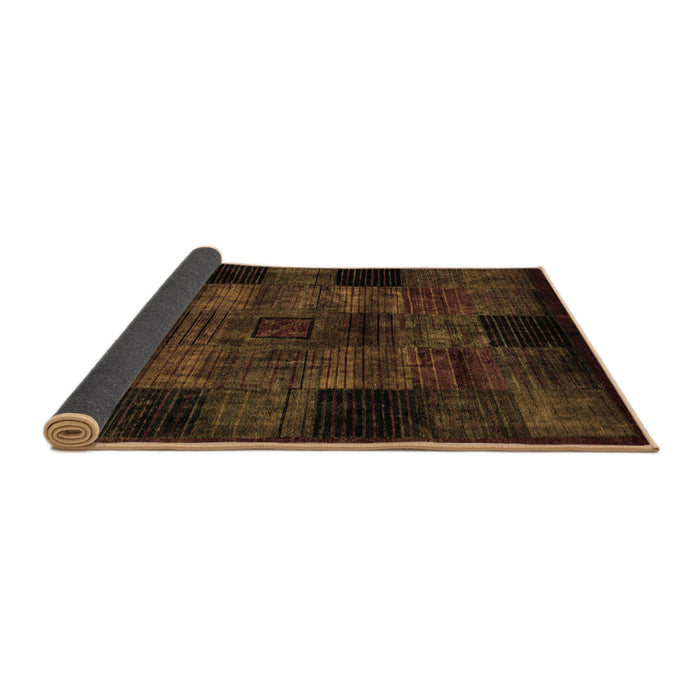 Sideview of Oriental Brown Modern Rug, abs4252brn