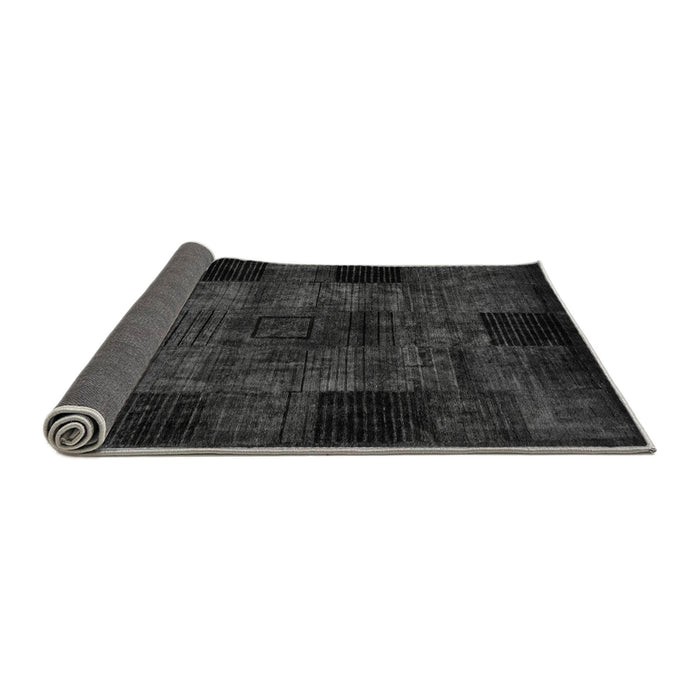 Sideview of Oriental Gray Modern Rug, abs4252gry