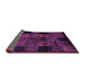 Sideview of Oriental Purple Modern Rug, abs4252pur