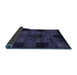 Sideview of Oriental Blue Modern Rug, abs4252blu