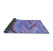 Sideview of Oriental Blue Modern Rug, abs4253blu