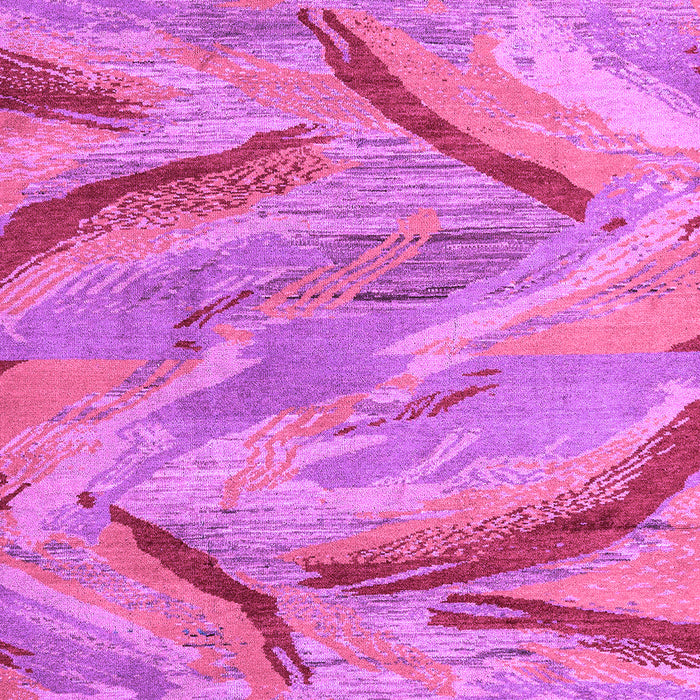 Machine Washable Oriental Purple Modern Area Rugs, wshabs4253pur