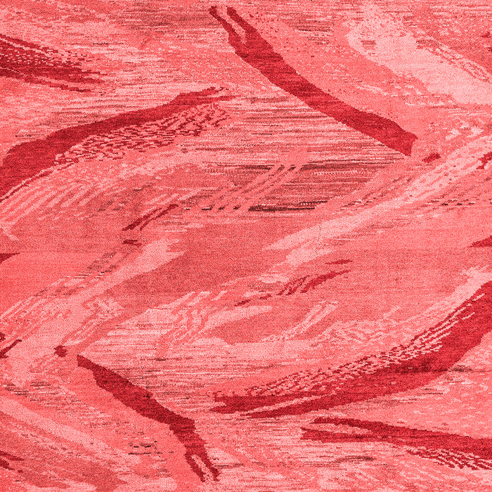 Machine Washable Oriental Red Modern Rug, wshabs4253red