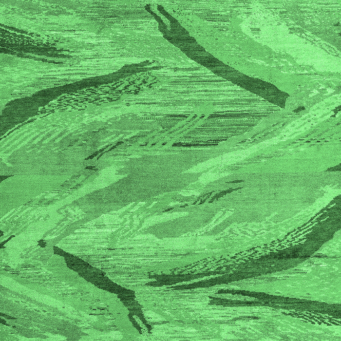 Oriental Emerald Green Modern Rug, abs4253emgrn