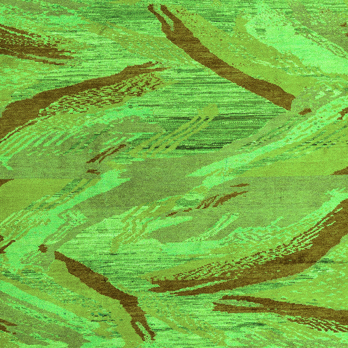 Oriental Green Modern Rug, abs4253grn