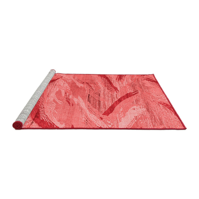 Modern Red Washable Rugs