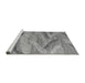 Sideview of Machine Washable Oriental Gray Modern Rug, wshabs4253gry