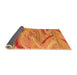 Sideview of Oriental Orange Modern Rug, abs4253org