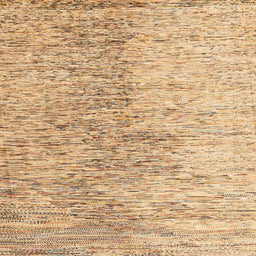 Square Machine Washable Abstract Chocolate Brown Rug, wshabs4254