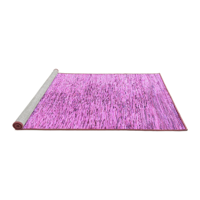 Sideview of Machine Washable Oriental Purple Modern Area Rugs, wshabs4254pur