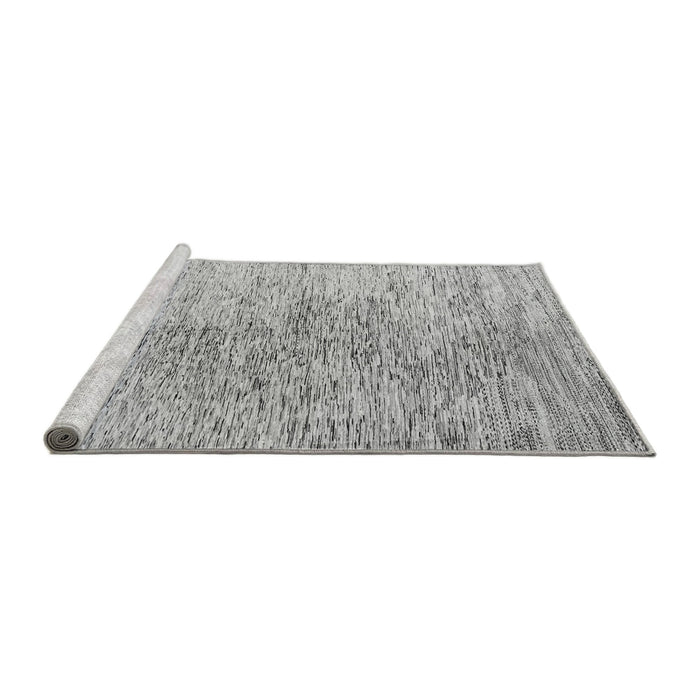 Sideview of Machine Washable Oriental Gray Modern Rug, wshabs4254gry
