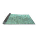 Sideview of Oriental Light Blue Modern Rug, abs4254lblu