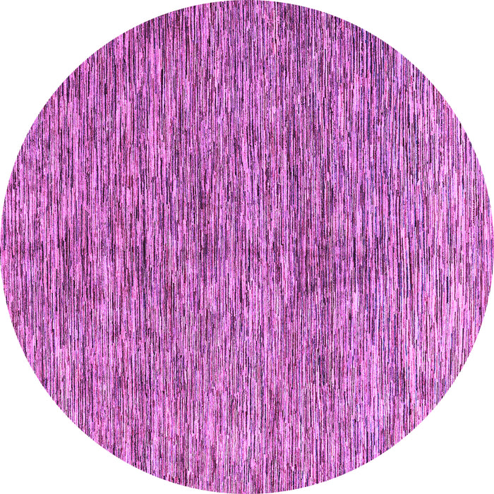 Round Machine Washable Oriental Purple Modern Area Rugs, wshabs4255pur