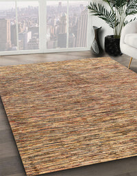 Abstract Sandy Brown Oriental Rug, abs4255