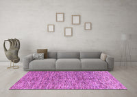 Machine Washable Oriental Purple Modern Rug, wshabs4255pur