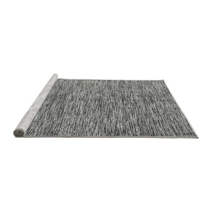 Sideview of Machine Washable Oriental Gray Modern Rug, wshabs4255gry