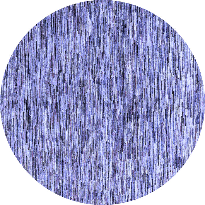 Round Machine Washable Oriental Blue Modern Rug, wshabs4255blu