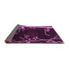 Sideview of Oriental Purple Modern Rug, abs4256pur