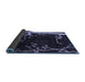 Sideview of Oriental Blue Modern Rug, abs4256blu