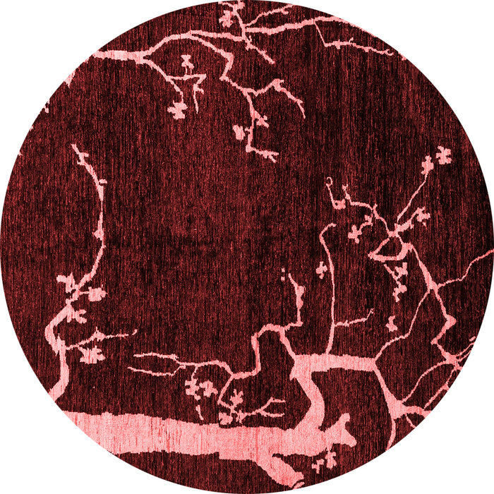 Machine Washable Oriental Red Modern Rug, wshabs4256red
