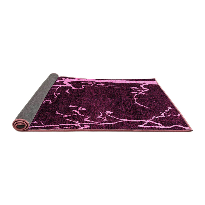 Sideview of Oriental Pink Modern Rug, abs4256pnk