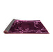 Sideview of Oriental Pink Modern Rug, abs4256pnk