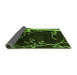 Sideview of Oriental Green Modern Rug, abs4256grn