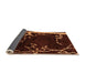 Sideview of Oriental Orange Modern Rug, abs4256org