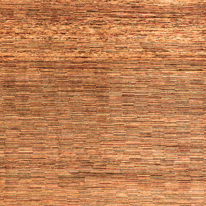 Square Oriental Orange Modern Rug, abs4257org