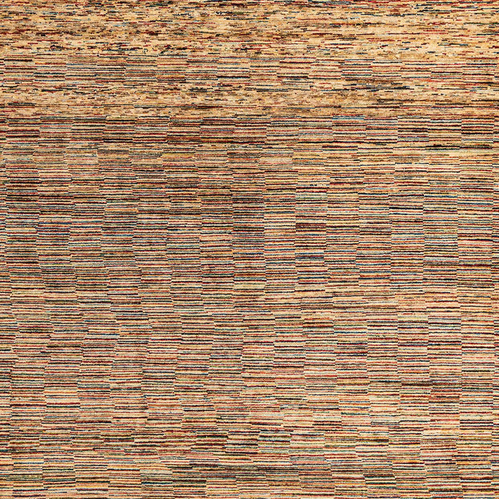 Abstract Saddle Brown Oriental Rug, abs4257