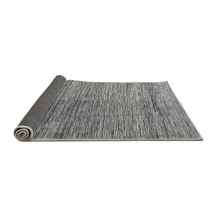 Sideview of Oriental Gray Modern Rug, abs4257gry
